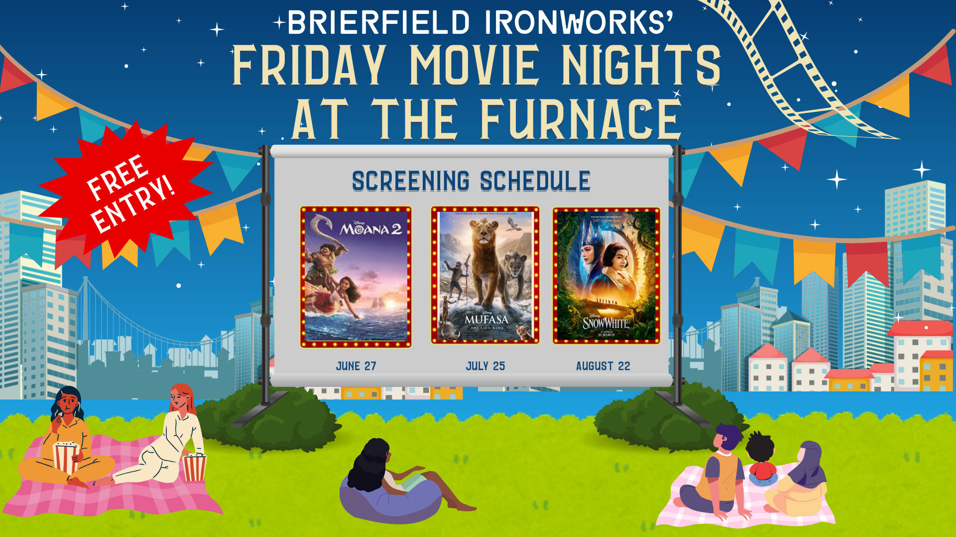 2025 Friday Movie Nights at Brierfield State Park