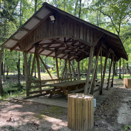 Bridge Pavilion Facility at Brierfield Ironworks State Park