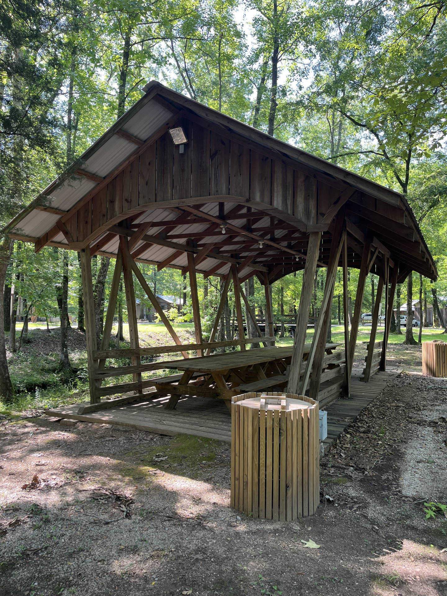 Bridge Pavilion Facility at Brierfield Ironworks State Park
