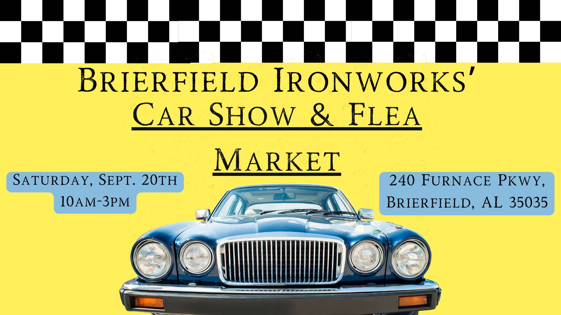 Brierfield State Park - Car Show & Flea Market Sept 20 2025