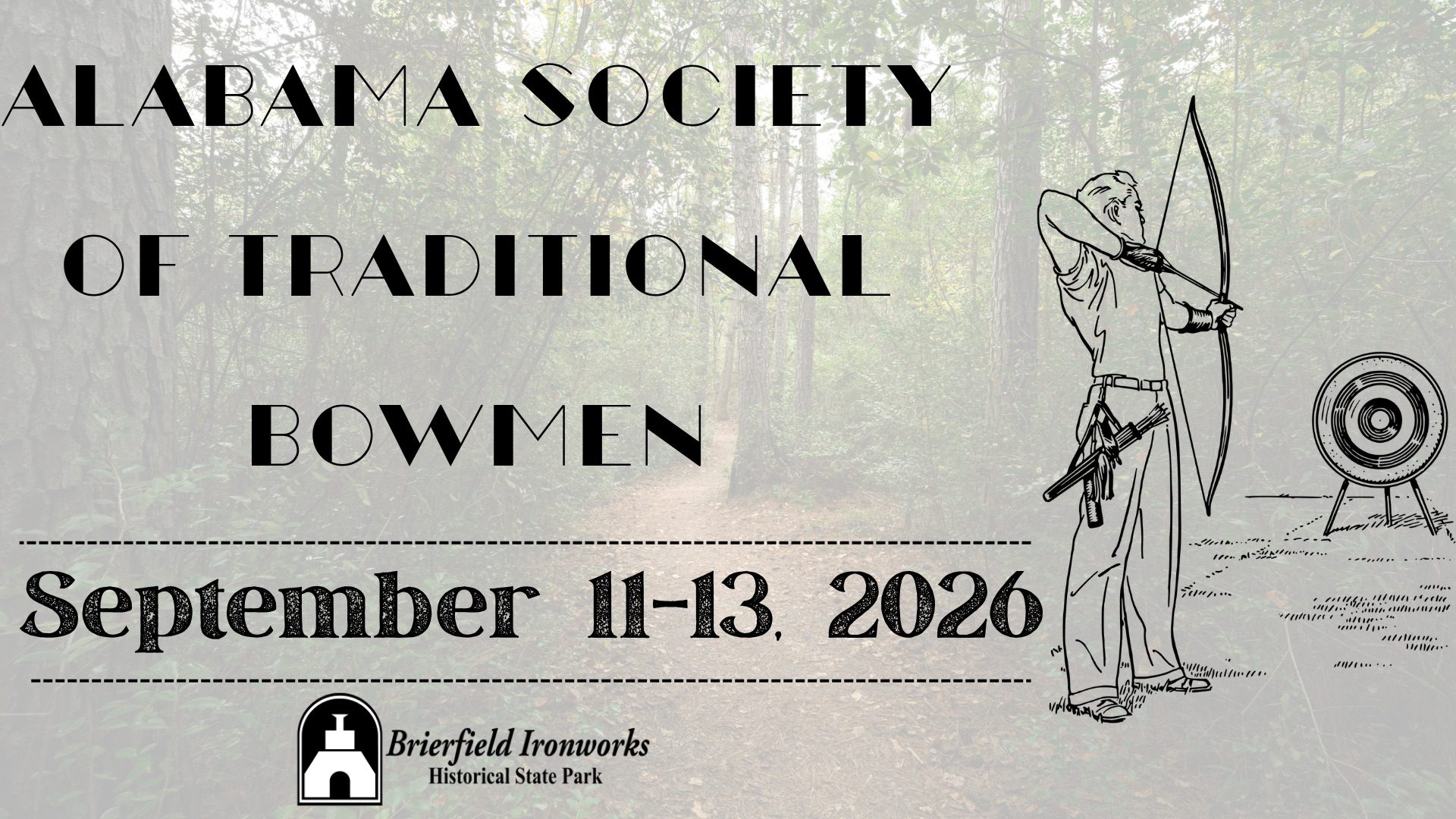 September 11-13 ASTB Bow Shoot at Brierfield Park